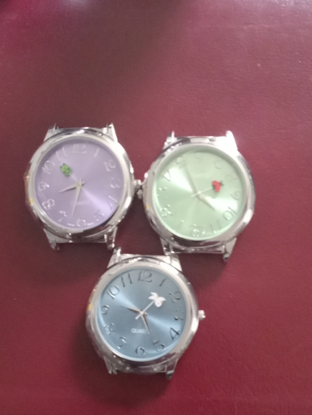 Unbranded Gold-Tone Women's Fashion Watch - Blue and Green Dials